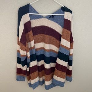 American Eagle Outfitters Striped Cardigan - Multicolor